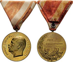 Regimente Hessen Bronzemedaille 1933. ... 