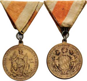 Regimente Ingolstadt Bronzemedaille 1909 (A. ... 
