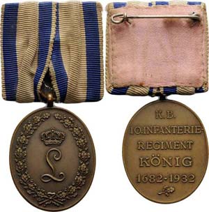 Regimente Ingolstadt Bronzemedaille 1932. ... 
