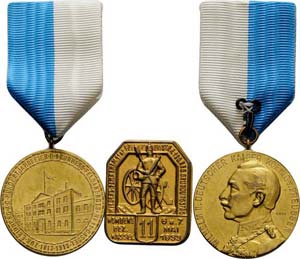 Regimente Kassel Vergoldete Bronzemedaille ... 