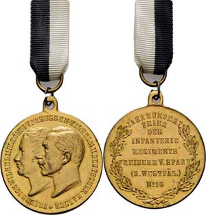 Regimente Köln Bronzemedaille 1913 ... 