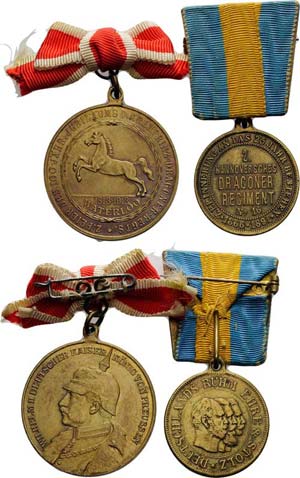 Regimente Lüneburg Bronzemedaille 1913 ... 