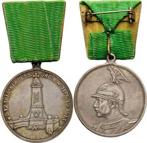 Regimente Marburg Versilberte Bronzemedaille ... 