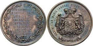 Regimente Regensburg Silbermedaille 1882 ... 