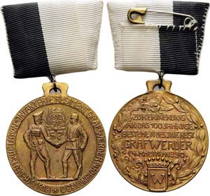Regimente Saarlouis Bronzemedaille 1912 (C. ... 
