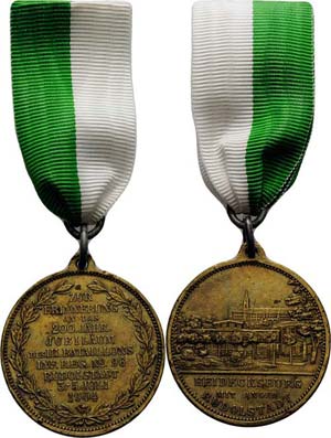 Regimente Thüringen Bronzemedaille 1904. ... 