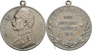 Erster Weltkrieg  Silbermedaille 1914 (BHM) ... 
