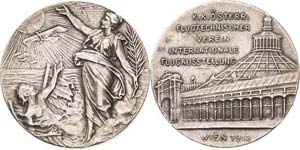 Luft- und Raumfahrt  Silbermedaille 1912. ... 