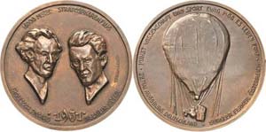 Luft- und Raumfahrt  Bronzemedaille 1931 (A. ... 