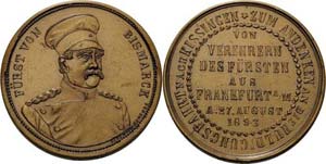 Personenmedaillen Bismarck, Fürst Otto von ... 