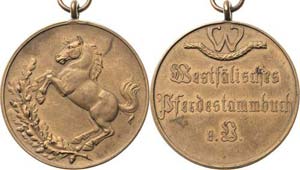 Tiere/Tierzucht Pferde Bronzemedaille o.J. ... 