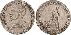 Bolivien Republik seit 1825 4 Soles 1861, ... 