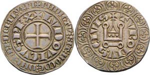Frankreich Ludwig IX. 1245-1270 Gros ... 