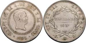 Spanien Ferdinand VII. 1808-1833 10 Reales ... 