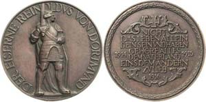 Dortmund  Bronzegußmedaille 1916 (F. ... 
