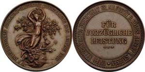 Leipzig  Bronzemedaille 1893 (Oertel) ... 