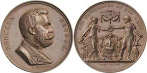 Magdeburg-Stadt  Bronzemedaille 1889 (H. ... 