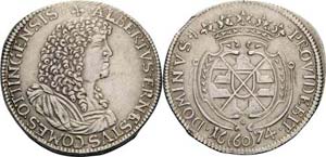 Öttingen Albert Ernst 1659-1683 Gulden (60 ... 
