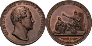 Ostpreußen Königsberg Bronzemedaille 1840 ... 