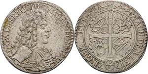 Sachsen-Coburg Albrecht III. 1680-1699 1/6 ... 