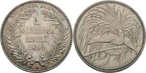 Deutsch-Neuguinea  1 Neu-Guinea Mark 1894 A  ... 