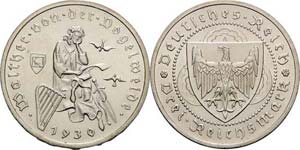 Gedenkausgaben  3 Reichsmark 1930 A ... 