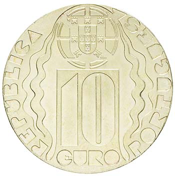 Portogallo - Argento - 10 Euro, ... 