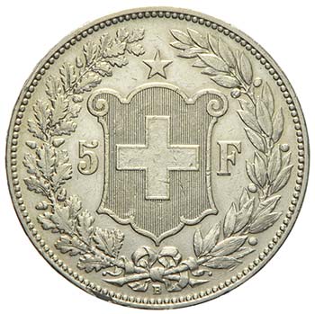 Svizzera - Argento - 5 Franchi, ... 
