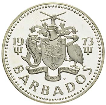 Barbados - Argento - 10 Dollari, ... 