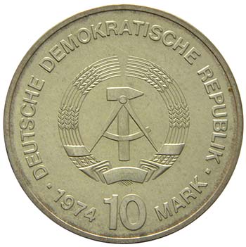 Germania DDR - Argento - 10 Marchi ... 