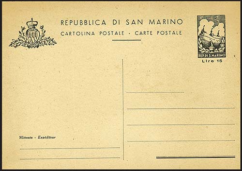San Marino - Cartoline Postali - ... 