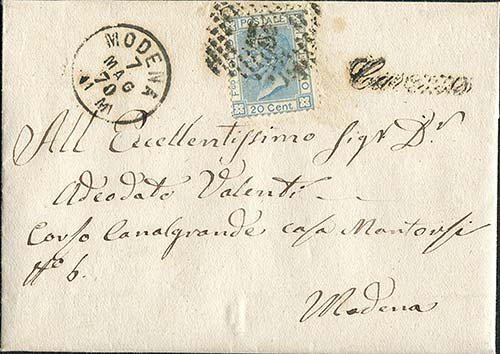 Regno dItalia - 1870, 13 maggio - ... 