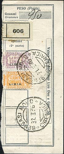 Colonie Italiane - Libia - 1936, ... 