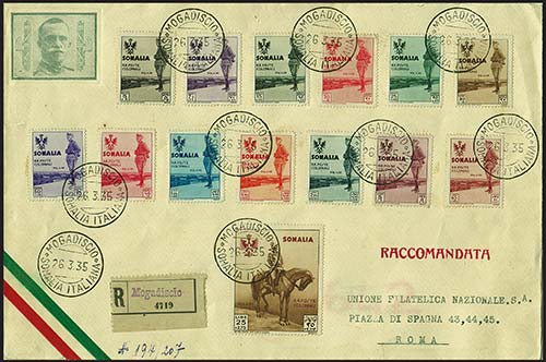 Colonie Italiane - Somalia - 1935, ... 