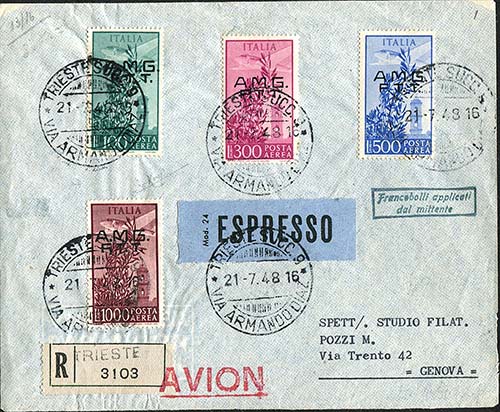 Trieste A - 1948, 21 luglio - ... 
