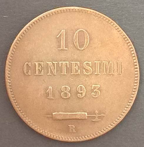 San Marino -  - 10 Cent., 1893 - ... 
