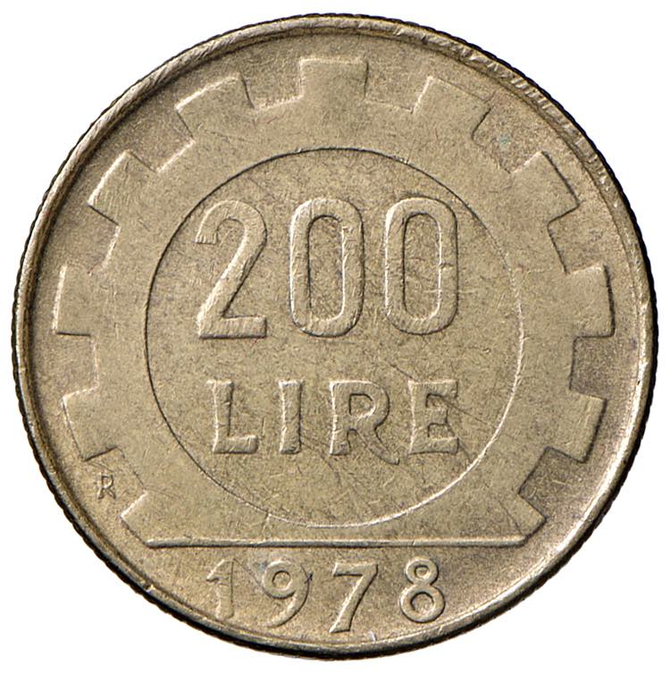 1978 - 200 Lire - Mezza Luna sotto ... 
