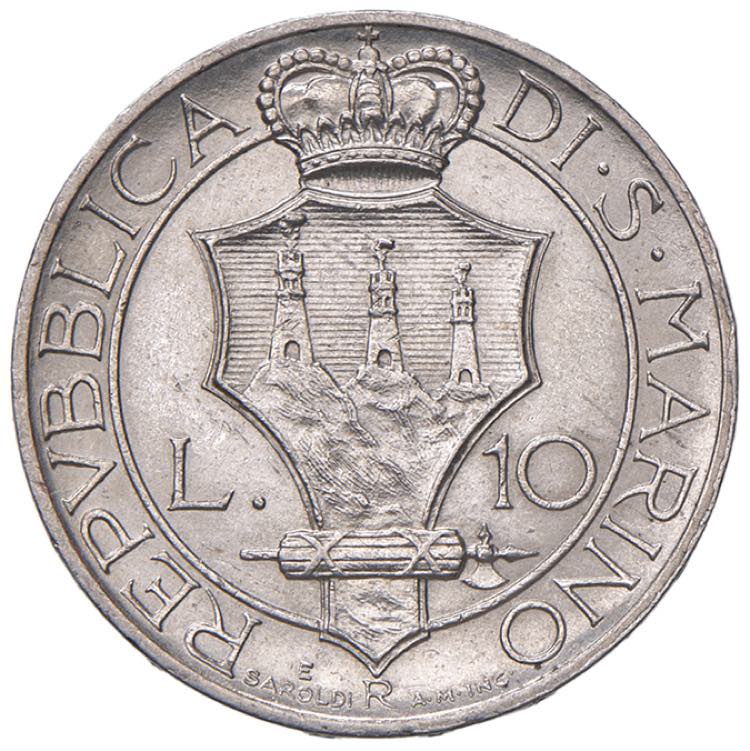 San Marino - 10 Lire, 1932 - ... 