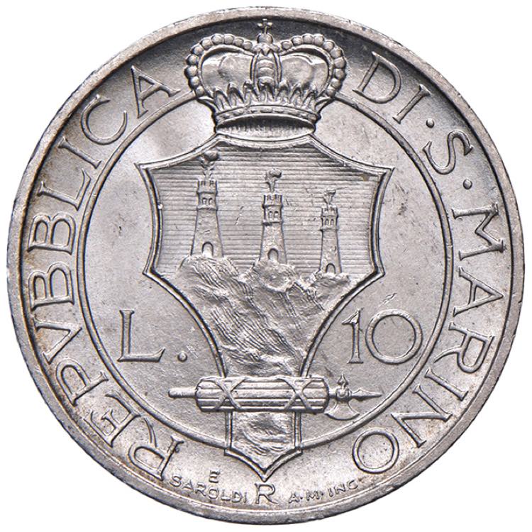 San Marino - 10 Lire, 1935 - ... 