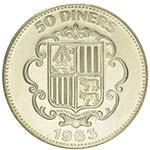 Andorra - Argento - 50 diners, 1963  