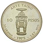 Repubblica Domenicana - Argento - 10 Pesos, ... 