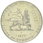 Etiopia - Argento - 5 Dollari (1964), 1972  ... 