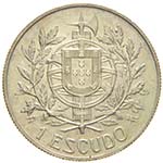 Portogallo - Argento - 1 Escudos, 1910  (Km ... 