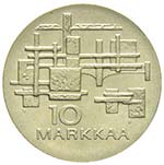 Finlandia - Argento 2 - 10 Markkaa, 1967  ... 