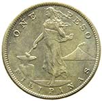 Filippine - Argento - 1 Peso, 1907  (Km 172) 