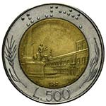 Repubblica Italiana - Bimetallico - 500 Lire ... 
