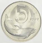 Repubblica Italiana - Alluminio - 5 lire 1 ... 