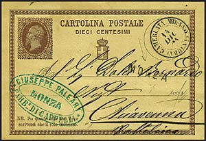 Regno dItalia - Cartoline Postali - 1874, ... 