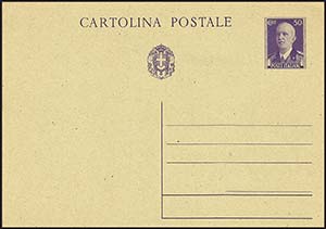 Regno dItalia - Cartoline Postali - 1940 - ... 