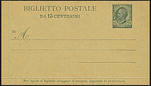 Regno dItalia - Biglietti Postali - 1919 - ... 